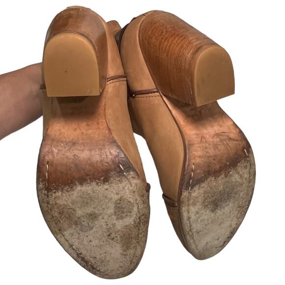 Rag & Bone Kinsey Booties Boots Leather 37.5 7.5 Brown - Picture 13 of 14